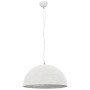 Lámpara colgante blanco y plateado E27 Ø50 cm de vidaXL, Lámparas - Ref: Foro24-50937, Precio: 75,69 €, Descuento: %