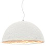Lámpara colgante blanco y plateado E27 Ø50 cm de vidaXL, Lámparas - Ref: Foro24-50937, Precio: 75,69 €, Descuento: %