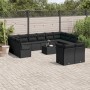 Set de sofás de jardín y cojines 13 pzas ratán sintético negro de , Conjuntos de jardín - Ref: Foro24-3218435, Precio: 830,86...