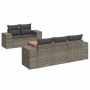 Set de muebles de jardín 6 pzas y cojines ratán sintético gris de , Conjuntos de jardín - Ref: Foro24-3257663, Precio: 427,26...