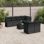 Set de sofás de jardín 8 piezas y cojines ratán sintético negro de , Conjuntos de jardín - Ref: Foro24-3249134, Precio: 519,7...