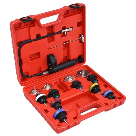 Cooling and radiator circuit pressure tester 14 pieces by vidaXL, Hand tools - Ref: Foro24-210560, Price: 56,49 €, Discount: %