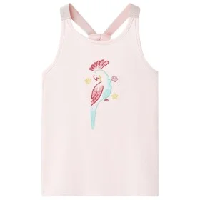 Camiseta de tirantes infantil rosa suave 140 de , Camisetas para niños - Ref: Foro24-11198, Precio: 8,30 €, Descuento: %