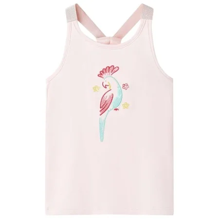Camiseta de tirantes infantil rosa suave 140 de , Camisetas para niños - Ref: Foro24-11198, Precio: 8,30 €, Descuento: %