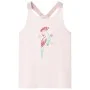 Camiseta de tirantes infantil rosa suave 140 de , Camisetas para niños - Ref: Foro24-11198, Precio: 8,30 €, Descuento: %