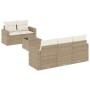 Juego de sofás jardín con cojines 6 pzas ratán sintético beige de , Conjuntos de jardín - Ref: Foro24-3218688, Precio: 425,13...