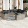 Set de sofás de jardín 12 pzas con cojines ratán sintético gris de , Conjuntos de jardín - Ref: Foro24-3218530, Precio: 776,4...