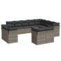 Set de sofás de jardín 12 pzas con cojines ratán sintético gris de , Conjuntos de jardín - Ref: Foro24-3218530, Precio: 776,4...