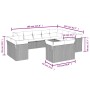 Set de sofás de jardín 12 pzas con cojines ratán sintético gris de , Conjuntos de jardín - Ref: Foro24-3218530, Precio: 776,4...