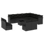 Set de sofás de jardín y cojines 13 pzas ratán sintético negro de , Conjuntos de jardín - Ref: Foro24-3218475, Precio: 782,76...