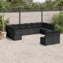 Set de sofás de jardín 12 piezas cojines ratán sintético negro de , Conjuntos de jardín - Ref: Foro24-3218365, Precio: 718,06...