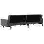 Sofá cama de 2 plazas con dos almohadas terciopelo gris oscuro de , Sofás - Ref: Foro24-375919, Precio: 272,54 €, Descuento: %