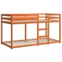 Litera de madera maciza de pino marrón cera 80x200 cm de , Camas y accesorios - Ref: Foro24-844828, Precio: 147,56 €, Descuen...