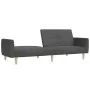 Sofá cama de 2 plazas tela gris oscuro de , Sofás - Ref: Foro24-375785, Precio: 270,21 €, Descuento: %