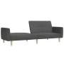Sofá cama de 2 plazas tela gris oscuro de , Sofás - Ref: Foro24-375785, Precio: 274,96 €, Descuento: %