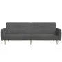 Sofá cama de 2 plazas tela gris oscuro de , Sofás - Ref: Foro24-375785, Precio: 270,21 €, Descuento: %
