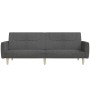 Sofá cama de 2 plazas tela gris oscuro de , Sofás - Ref: Foro24-375785, Precio: 274,96 €, Descuento: %