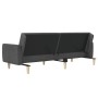 Sofá cama de 2 plazas tela gris oscuro de , Sofás - Ref: Foro24-375785, Precio: 274,96 €, Descuento: %