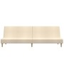 Sofá cama de 2 plazas tela color crema de , Sofás - Ref: Foro24-375726, Precio: 244,42 €, Descuento: %