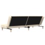 Sofá cama de 2 plazas tela color crema de , Sofás - Ref: Foro24-375726, Precio: 244,42 €, Descuento: %