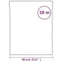 Lámina de ventana esmerilada estática PVC negro 60x1000 cm de , Láminas para ventana - Ref: Foro24-155833, Precio: 20,64 €, D...