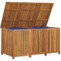 Caja de almacenaje de jardín madera maciza acacia 150x80x75 cm de , Cajas de almacenaje para exteriores - Ref: Foro24-319707,...