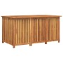 Caja de almacenaje de jardín madera maciza acacia 150x80x75 cm de , Cajas de almacenaje para exteriores - Ref: Foro24-319707,...