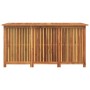 Caja de almacenaje de jardín madera maciza acacia 150x80x75 cm de , Cajas de almacenaje para exteriores - Ref: Foro24-319707,...