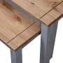 Mesas apilables 2 uds madera maciza de pino Panama Range gris de vidaXL, Mesas auxiliares - Ref: Foro24-282677, Precio: 74,86...