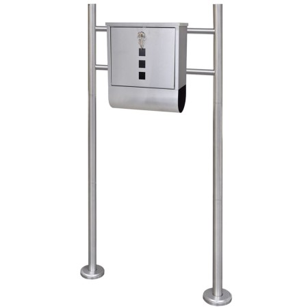 Buzón con soporte de acero inoxidable de , Buzones de correo - Ref: Foro24-271743, Precio: 92,94 €, Descuento: %