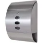 Rounded stainless steel mailbox by , mailboxes - Ref: Foro24-50351, Price: 51,95 €, Discount: %