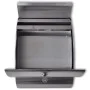 Rounded stainless steel mailbox by , mailboxes - Ref: Foro24-50351, Price: 51,95 €, Discount: %