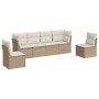 Juego de sofás jardín con cojines 6 pzas ratán sintético beige de , Conjuntos de jardín - Ref: Foro24-3217368, Precio: 384,08...