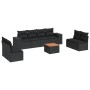 Set de sofás de jardín 8 piezas y cojines ratán sintético negro de , Conjuntos de jardín - Ref: Foro24-3257735, Precio: 528,7...