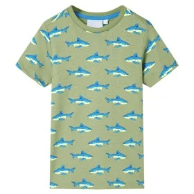 Hellkhakifarbenes Kinder-T-Shirt 104 von , Kinder-T-Shirts - Ref: Foro24-12300, Preis: 7,85 €, Rabatt: %