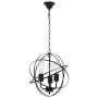 Lámpara colgante esférica negra 3 bombillas E27 de vidaXL, Lámparas - Ref: Foro24-281626, Precio: 75,64 €, Descuento: %