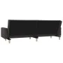 Sofá cama de 2 plazas con dos almohadas tela gris oscuro de , Sofás - Ref: Foro24-375742, Precio: 277,94 €, Descuento: %