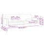 Sofá cama de 2 plazas con dos almohadas tela gris oscuro de , Sofás - Ref: Foro24-375742, Precio: 282,83 €, Descuento: %