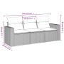 Set de sofá de jardín 3 pzas y cojines ratán sintético gris de , Conjuntos de jardín - Ref: Foro24-3218650, Precio: 195,10 €,...