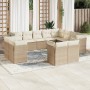 Set de sofás de jardín 12 pzas y cojines ratán sintético marrón de , Conjuntos de jardín - Ref: Foro24-3218528, Precio: 880,3...