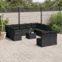 Set de sofás de jardín 12 piezas cojines ratán sintético negro de , Conjuntos de jardín - Ref: Foro24-3218355, Precio: 691,29...
