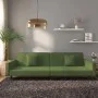 Sofá cama de 2 plazas con dos almohadas terciopelo verde oscuro de , Sofás - Ref: Foro24-375920, Precio: 266,76 €, Descuento: %