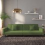 Sofá cama de 2 plazas con dos almohadas terciopelo verde oscuro de , Sofás - Ref: Foro24-375920, Precio: 268,84 €, Descuento: %