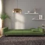 Sofá cama de 2 plazas con dos almohadas terciopelo verde oscuro de , Sofás - Ref: Foro24-375920, Precio: 266,76 €, Descuento: %