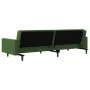 Sofá cama de 2 plazas con dos almohadas terciopelo verde oscuro de , Sofás - Ref: Foro24-375920, Precio: 266,76 €, Descuento: %