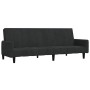 Sofá cama de 2 plazas terciopelo negro de , Sofás - Ref: Foro24-375780, Precio: 274,23 €, Descuento: %