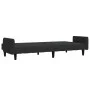 2 seater black velvet sofa bed by , Sofas - Ref: Foro24-375780, Price: 269,48 €, Discount: %