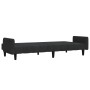 Sofá cama de 2 plazas terciopelo negro de , Sofás - Ref: Foro24-375780, Precio: 274,23 €, Descuento: %