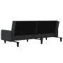 2 seater black velvet sofa bed by , Sofas - Ref: Foro24-375780, Price: 269,48 €, Discount: %