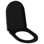Soft-Close-WC-Deckel mit Schnellverschluss schwarz von vidaXL, Toiletten- und Bidetsitze - Ref: Foro24-145023, Preis: 38,84 €...